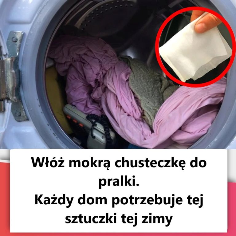 „Genialny trik na zimowe pranie: Włóż mokrą chusteczkę do pralki i zobacz efekty!”