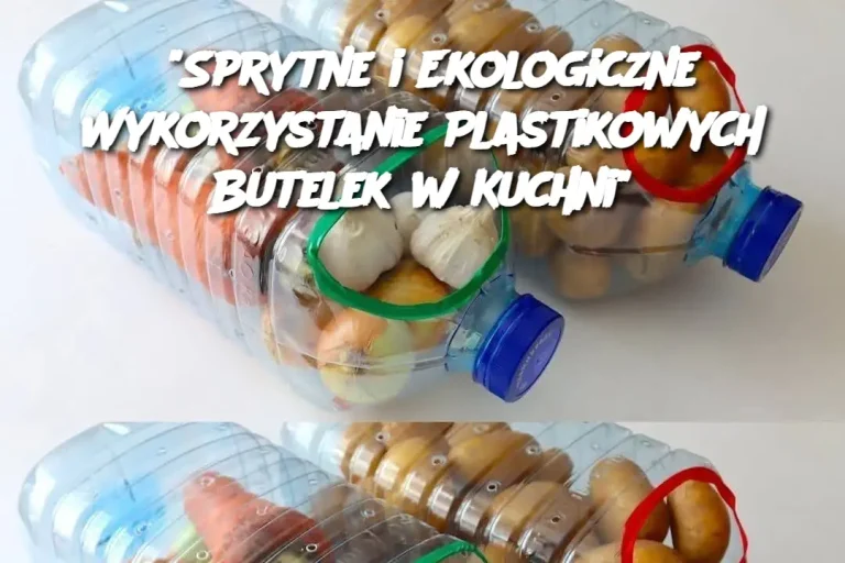 "Sprytne i Ekologiczne Wykorzystanie Plastikowych Butelek w Kuchni"