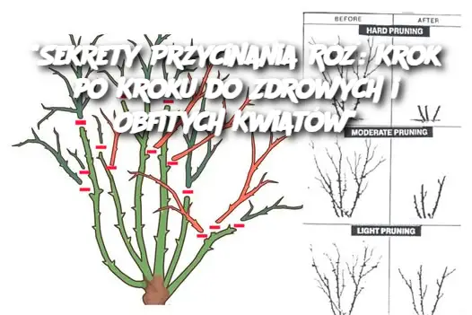 "Sekrety Przycinania Róż: Krok po Kroku do Zdrowych i Obfitych Kwiatów"