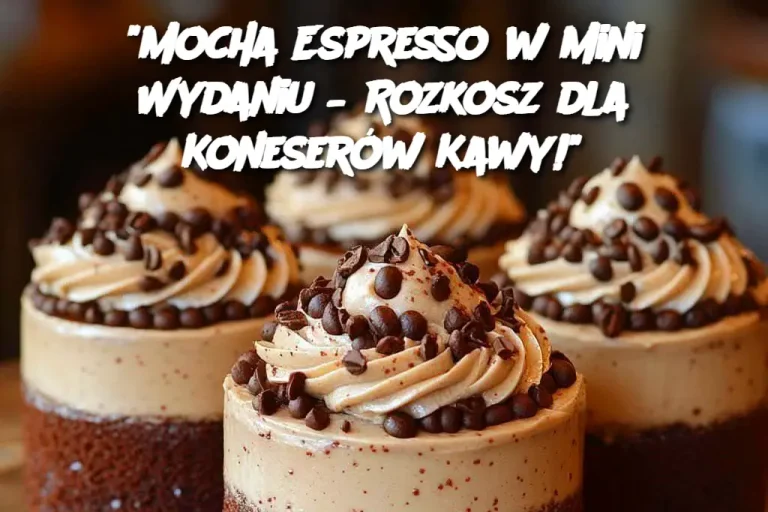 "Mocha Espresso w Mini Wydaniu – Rozkosz dla Koneserów Kawy!"