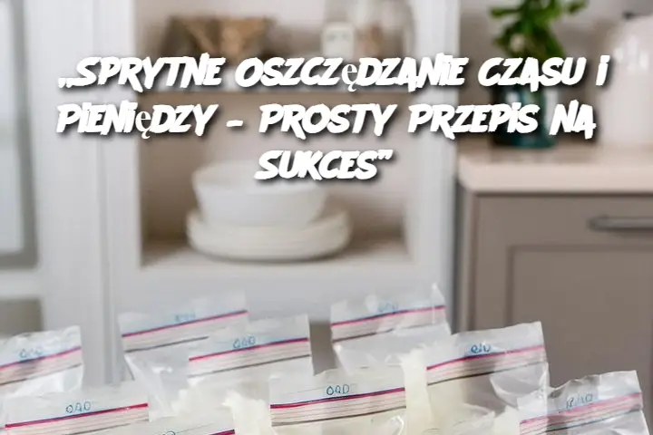 „Sprytne Oszczędzanie Czasu i Pieniędzy – Prosty Przepis na Sukces”