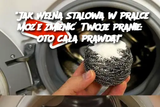 "Jak Wełna Stalowa w Pralce Może Zmienić Twoje Pranie: Oto Cała Prawda!"