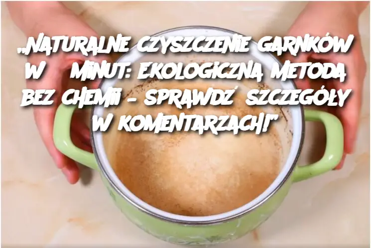 „Naturalne czyszczenie garnków w 5 minut: Ekologiczna metoda bez chemii – sprawdź szczegóły w komentarzach!”