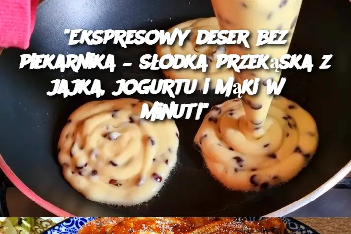 "Ekspresowy deser bez piekarnika – słodka przekąska z jajka, jogurtu i mąki w 5 minut!"