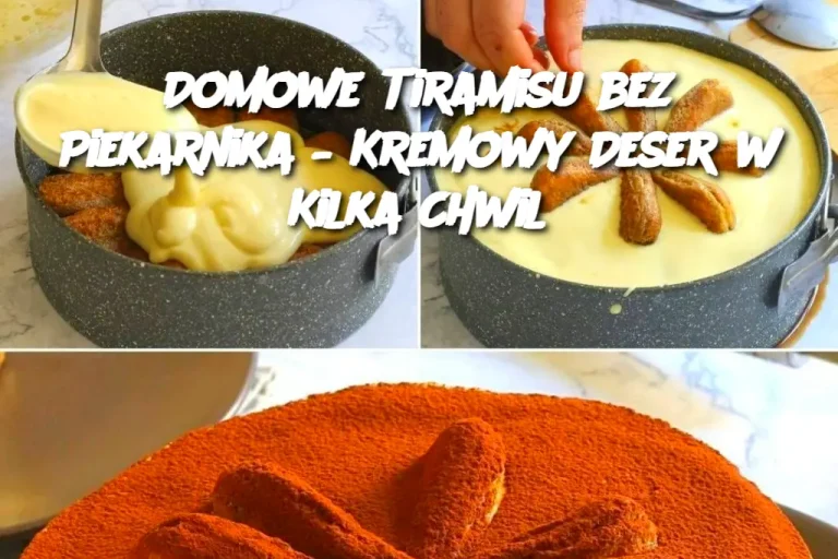 Domowe Tiramisu bez Piekarnika – Kremowy Deser w Kilka Chwil