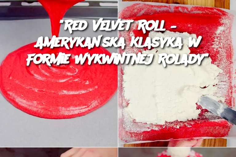 "Red Velvet Roll – Amerykańska Klasyka w Formie Wykwintnej Rolady"