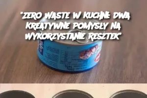 "Zero Waste w Kuchni: Dwa Kreatywne Pomysły na Wykorzystanie Resztek"