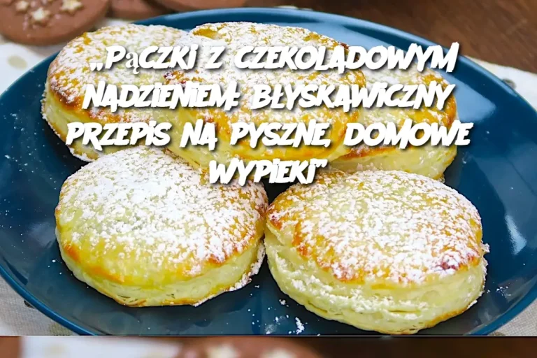 „Pączki z czekoladowym nadzieniem: błyskawiczny przepis na pyszne, domowe wypieki”