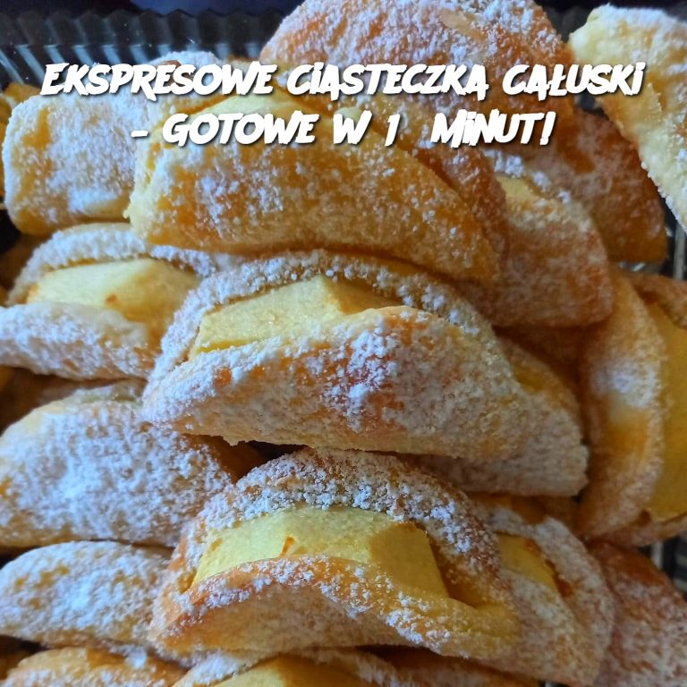 Ekspresowe Ciasteczka Całuski – Gotowe w 15 Minut!