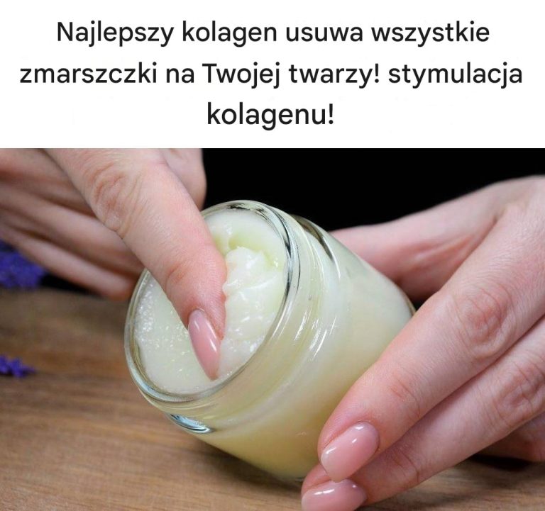 "Domowy eliksir młodości – naturalny kolagen wygładzający zmarszczki"
