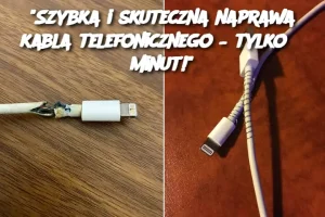 "Szybka i skuteczna naprawa kabla telefonicznego – tylko 5 minut!"