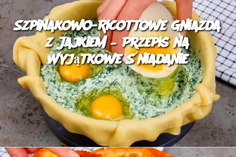 Szpinakowo-Ricottowe Gniazda z Jajkiem – Przepis na Wyjątkowe Śniadanie