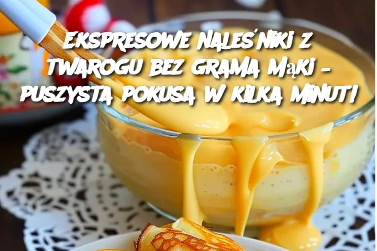 Ekspresowe naleśniki z twarogu bez grama mąki – puszysta pokusa w kilka minut!