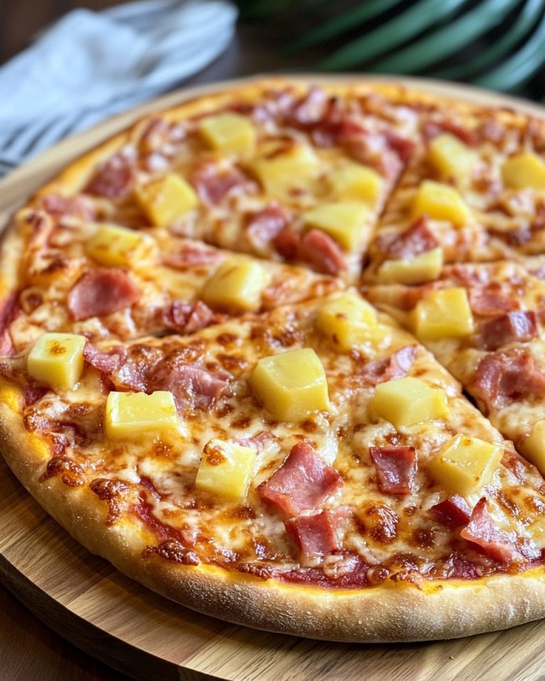 Pizza Hawajska 🍍🍕 Składniki:
