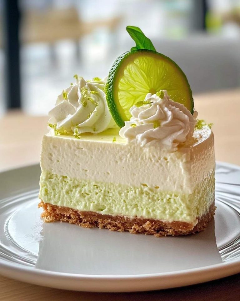 Orzeźwiający Sernik z Musem Limonkowym 🍰