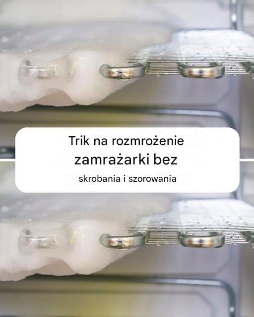 Jak rozmrozić zamrażarkę bez skrobania i szorowania