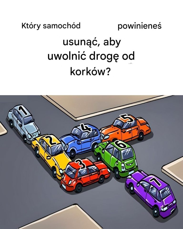 Który samochód należy odholować, aby oczyścić drogę z korków?